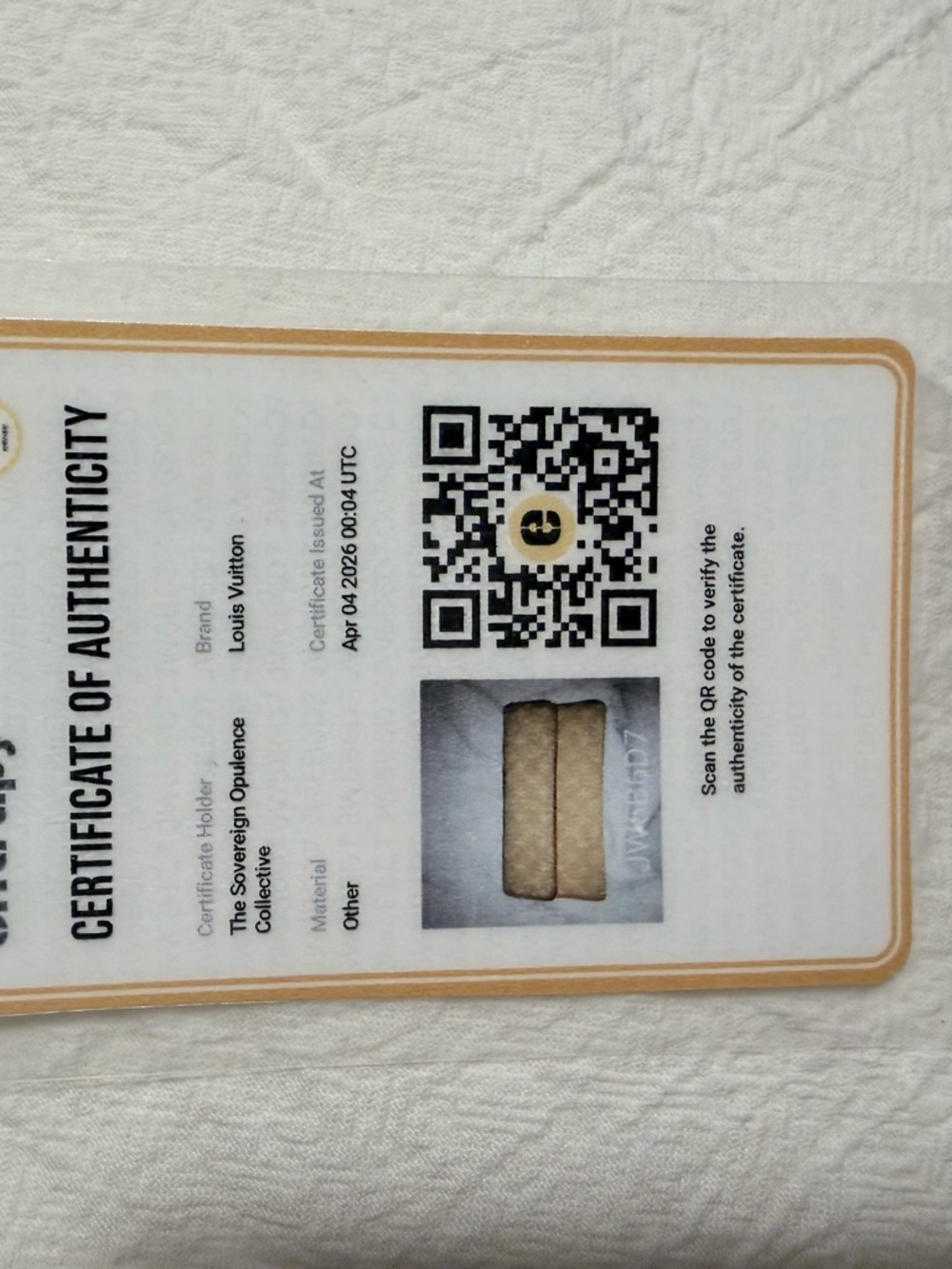 Louis Vuitton Tan Embossed Monogram Fold-Over Clutch - Picture 12 of 12